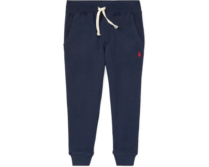 Джоггеры Polo Ralph Lauren Kids из флиса для малышей с поясом на резинке
