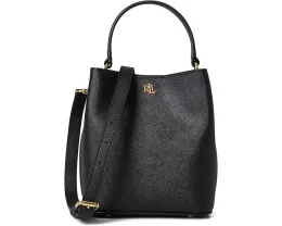 Сумка-ведро Lauren Ralph Lauren Small Reese из тисненой кожи с регулируемым ремнем