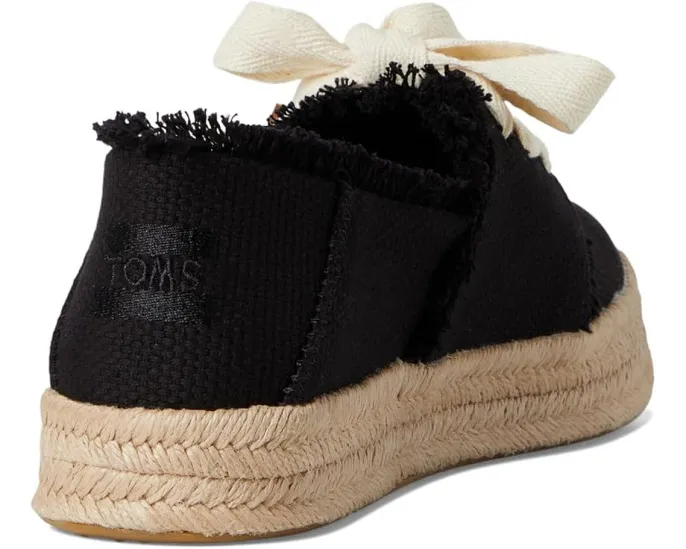 Кроссовки TOMS Carolina Lace-Up на платформе с кружевной шнуровкой