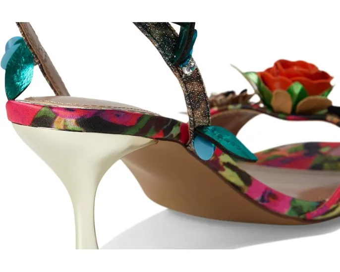 Босоножки Blue by Betsey Johnson Karra на каблуке с цветочным декором