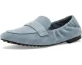 Лоферы Tory Burch Ballet из замши с деталью Double T