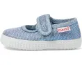 Детские туфли-слипоны Cienta Kids Shoes 56083 с металлическим блеском