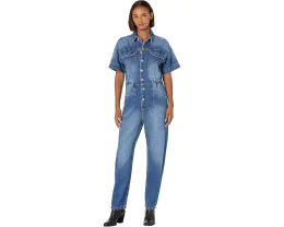 Комбинезон Free People Marci из денима с эластичным поясом