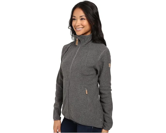 Fjällräven флисовая кофта Stina из переработанного полиэстера с полной застежкой