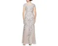 Длинное платье Alex Evenings с вышивкой и клиньями
