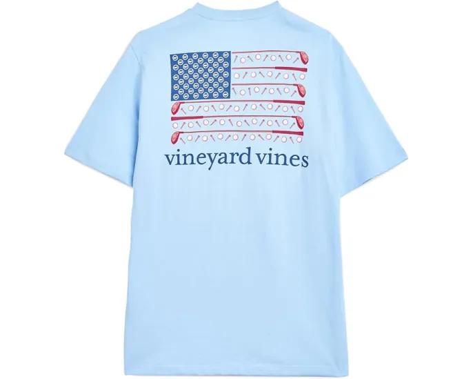 Футболка с коротким рукавом и карманом Golf Flag от Vineyard Vines