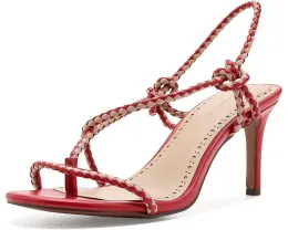 Сандалии Rebecca Minkoff Jayce на каблуке с плетением