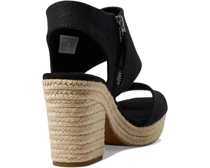 TOMS Majorca платформы с закрытым носком на квадратном каблуке