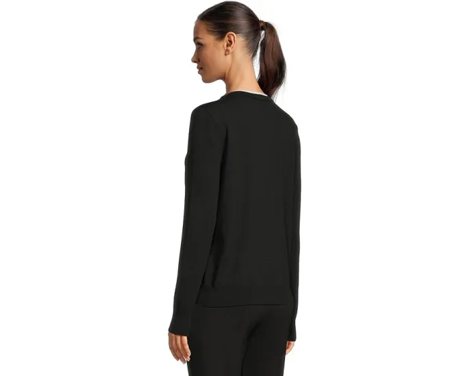 Кардиган Elliott Lauren Modal Knits на пуговицах с двойным воротником