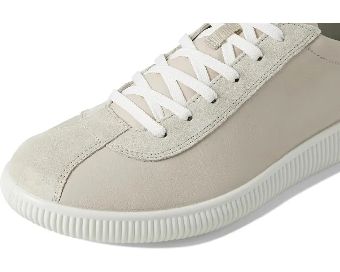 Кроссовки ECCO Soft Zero Lace Up из зерненой кожи с полиуретановой подошвой