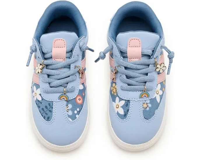 Детские кроссовки Steve Madden Kids Verdict с цветочными вставками