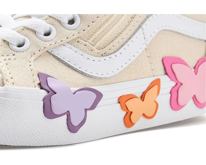 Детские кроссовки Vans Kids SK8-Hi Reissue Zip Butterfly на шнуровке с молнией