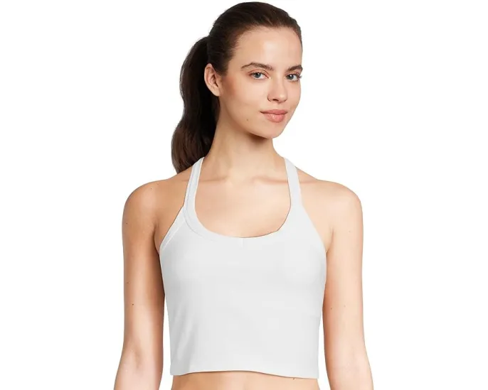 Короткий топ Beyond Yoga Spacedye On The Up с широким вырезом на спине