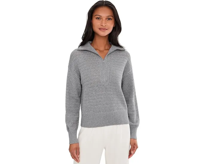 Свитер Darla с молнией до половины и объемным воротником от Varley