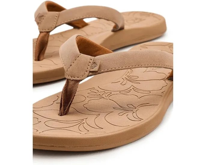 Шлепанцы Roxy Vickie с контурной стелькой и поддержкой свода стопы