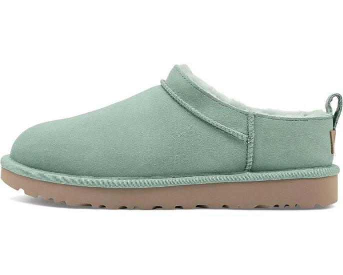 Угги UGG Classic Micro из натуральной замши с подкладкой из овчины и подошвой из сахарного тростника