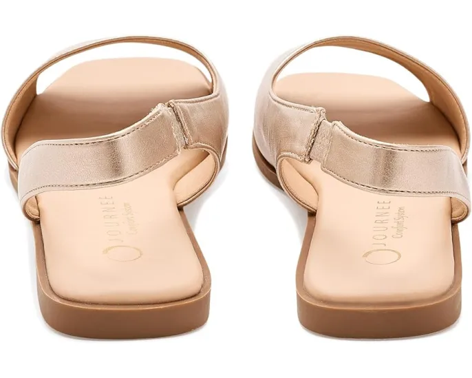 Сандалии Journee Collection Brinsley с плоской подошвой и квадратным носком