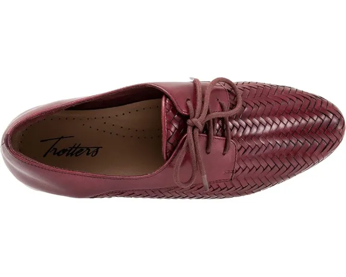 Туфли Trotters Lizzie Herringbone оксфорды с острым носком и резиновой подошвой