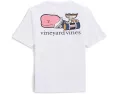 Футболка с принтом и карманом Vineyard Vines для детей