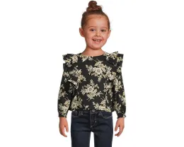 Блузка Janie and Jack с цветочным принтом и рюшами на плечах