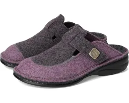 Войлочные клоги Finn Comfort Antholz Lila Doublefilz из шерсти с терморегуляцией
