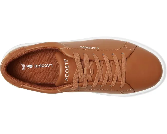 Кроссовки Lacoste Courtderby из премиальной кожи с круглым носком