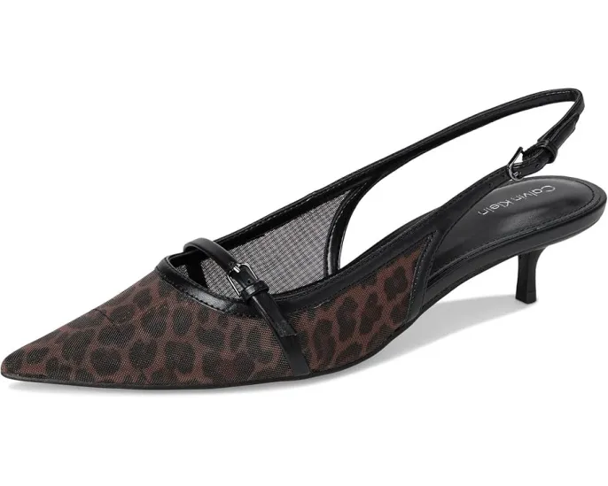 Туфли-лодочки Calvin Klein Simira с ремешком на щиколотке и каблуком kitten heel