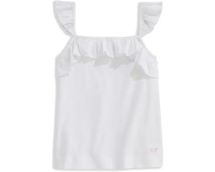 Детский топ Vineyard Vines Kids без рукавов с рюшами