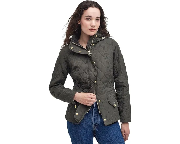 Стеганая куртка Millfire Quilt с отстегивающимся капюшоном от Barbour