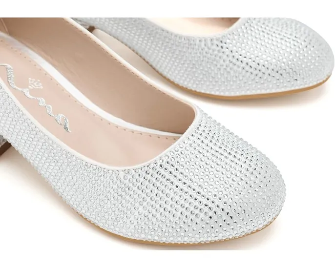 Туфли-лодочки Nina Kids Lennie 2 для девочек с кристаллами