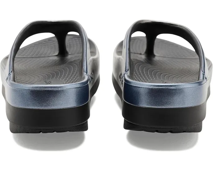 Сандалии OOFOS Oomega Oolala Luxe Thong на платформе 4 см