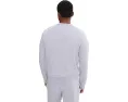 Толстовка Lacoste из флиса с круглой горловиной и органическим хлопком
