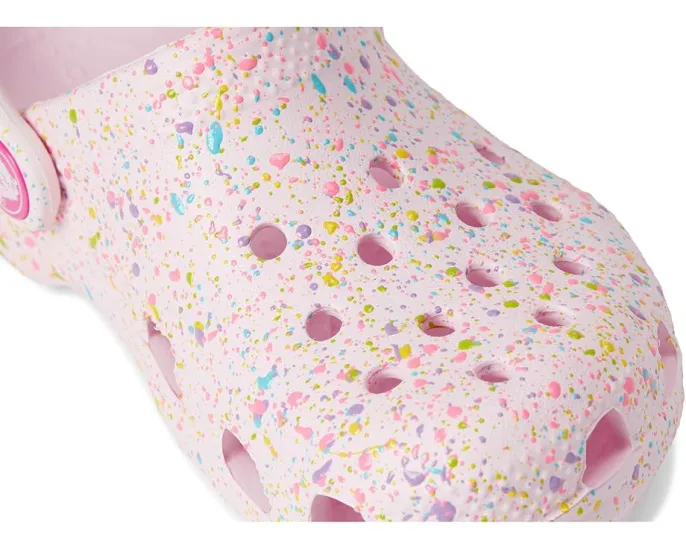 Детские классические кроксы Crocs с узорами и графикой