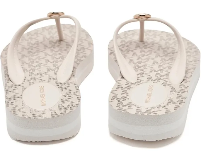 MICHAEL Michael Kors шлепанцы Posie с тонким клином и фирменным шармом