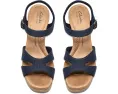 Сандалии Nerisa Twist Clarks на удобном каблуке с ремешками и стелькой Ultimate Comfort