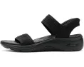 Сандалии SKECHERS Hands Free Slip-ins GO Walk Arch Fit 2.0 Shiny Knit с клиньем