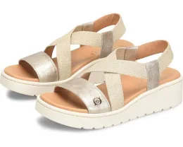 Босоножки Born Kasady на платформе с клиновидным каблуком и стелькой из ткани