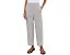 Striped Organic Linen Sheen Ankle Lantern Pants