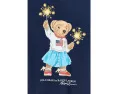 Детское хлопковое платье Polo Bear от Polo Ralph Lauren