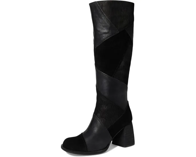 Высокие сапоги Kork-Ease Asbee в стиле пэчворк из итальянской кожи