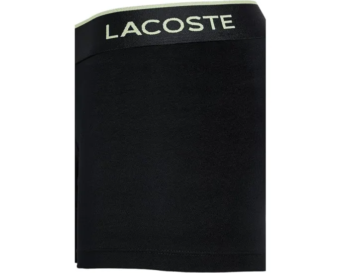 Набор из 3 трусов Lacoste 3-Pack Crocodile Logo Trunks с логотипом крокодила