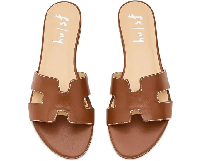 Сандалии Alibi из кожи с открытым носком от French Sole