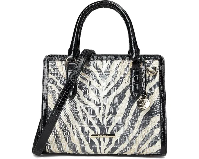 Сумка Brahmin Cami среднего размера с квадратной формой и карманами