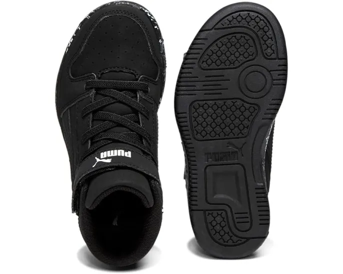 Детские кроссовки Puma Rebound Layup Nubuck Mountain Park на липучке