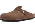 Birkenstock Boston клоги из замши с овчиной