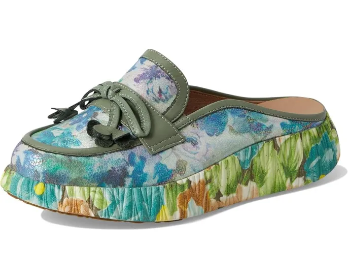 Игривые мюли Cuddles с металлическим цветочным декором L'Artiste by Spring Step