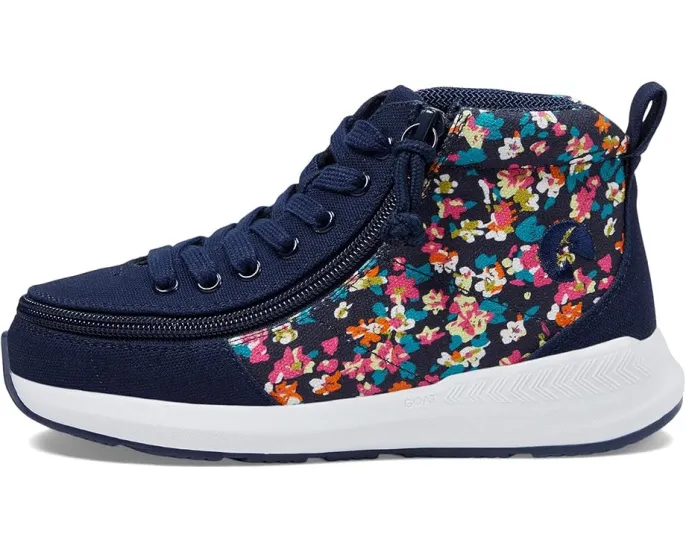 Детские высокие кроссовки BILLY Goat Classic High с цветочным принтом и молнией по всей длине