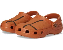 Crocs спортивные сабо Classic для малышей с футбольным принтом