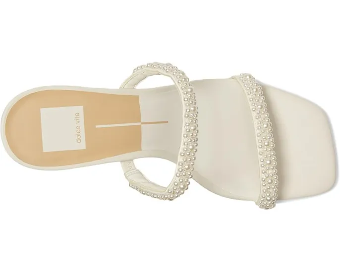 Босоножки Nolah Pearl на квадратном каблуке с жемчужным декором