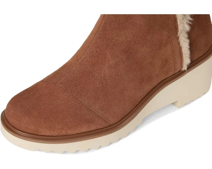 Ботинки TOMS Maude на платформе из замши с боковой молнией